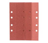 Bosch Set de 25 feuilles abrasives pour ponceuse vibrante – grains 60/80/120/240 – Quantité 1