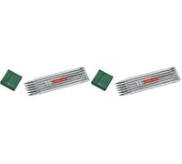 Bosch Set de 6 mines graphites HB (acces. marqueur pr trous profonds ; HB ; 2,8 mm ; étui rang.) (Lot de 2)