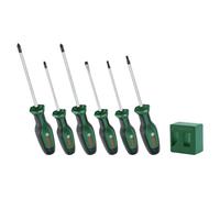 Bosch - Set de 6 tournevis Premium avec magnétiseur (6 tournevis en acier S2 extra dur pour le bricolage ; revêtement softgrip ; embout magnétique ; magnétiseur démagnétiseur)