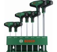BOSCH Set de 7 tournevis hexagonaux avec poignée en T 1600A039J1