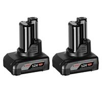 Bosch Batterie 12V Li-Ion GBA 6,0 Ah - Lot de 2 - 1600A00X7M
