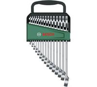 Bosch – Set de 15 clés mixtes 1600A02Z9E – 6–21 mm, chrome vanadium, ergonomique