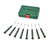 Bosch Set de tournevis de précision 1600A02Z9M, 8 pièces, embouts magnétiques PH/TX/HEX/Plat, S2
