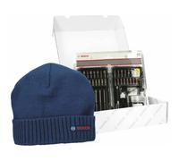 Bosch Coffret embouts vissage 0615997658 – 43 pièces (Phillips, Pozidriv, fente, T) avec bonnet bleu