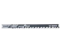 Bosch Lame de scie sauteuse U 144 D 2608630568 HCS 100 mm 4–5,2 mm Bois Lot de 3 Noir G