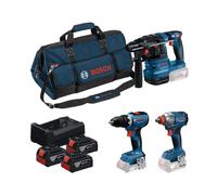 Bosch - Set outils sans fil, batteries et chargeur, 8 pièces 0615A50093