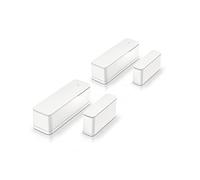 Bosch Smart Home - Contact de porte/fenêtre II plus, protection anti-effraction avec capteur intelligent pour détecter des chocs, compatible avec Amazon Alexa et l’Assistant Google, blanc, lot de 2