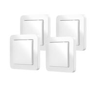 Interrupteur mural Bosch Smart Home pour actionneurs intelligents, montage peu encombrant dans la boîte d'encastrement, pour Bosch Smart Homed'éclairage/de volets roulants II, relais ou variateur, lot