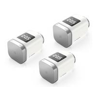 Bosch Smart Home Thermostat de radiateur II [+M], Thermostat Intelligent, Utilisation Flexible dans Le système Bosch Smart Home ou dans Les systèmes Matter de Plusieurs Fabricants, Lot de 3