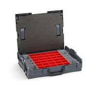 Bosch Sortimo L-BOXX 102 Gr1 Anthracite avec Boîtes Encastrées Fixées A3 + Tampons de Couverture