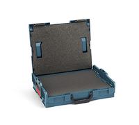 Bosch Sortimo L-Boxx 102 Mallette à outils • Bleu professionnel sans logo • Équipée de mousse perforée et de rembourrage du couvercle
