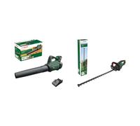 Bosch Souffleur de Feuilles AdvancedLeafBlower 36V-750, 1 Batterie & Taille-Haies sans Fil AdvancedHedgeCut 36V-65-28