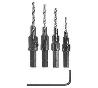 BOSCH SP515 Lot de 5 forets coniques à tige hexagonale avec #6, #8, #10 et #12