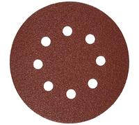 BOSCH SR5R060 Lot de 5 disques abrasifs à 8 trous Grain 60 12,7 cm
