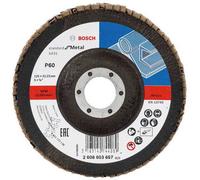 Bosch Plateau à lamelles X431, Standard for Metal 125 mm, 22,23 mm, 60 Quantité:10