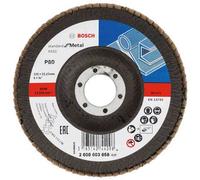 BOSCH Standard for Metal Plateau a lamelles X431 125 mm, 22,23 mm, 80 2608603658