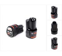 Bosch Starter-Set 10,8 V - 2x Batteries Professional 10,8V 2 Ah / 2000 mAh Lithium-Ion 2607336879