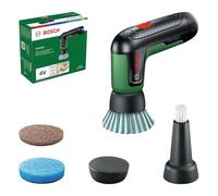 Bosch TAYDO Brosses électriques sans fil (UniversalBrush 4V) (brosse, brosse fine, porte-tampon, tampon abrasif fort, tampon anti-rayures en microfibre, boîte en carton)