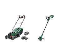 Bosch Tondeuse à Gazon sans Fil CityMower 18V-32-300 (18 V, 1x Batterie 4,0 Ah, Moteur Brushless, Largeur de Coupe : 32 cm, tond Jusqu’à 300 m², dans Une boîte en Carton) & EasyGrassCut 18V-230 EU