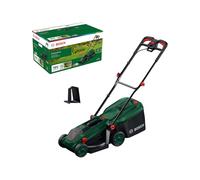 Bosch Tondeuse à Gazon sans-Fil ROTAK18V-34 sans Batt./Chargeur | largeur de coupe: 34 cm, hauteur de coupe: 25-65 mm, sac de ramassage en tissu 35 l, accessoire de mulching