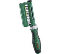 Bosch Set de tournevis à cliquet 1600A02Z9A – 18 embouts S2, 36 dents, 36 Nm, Softgrip