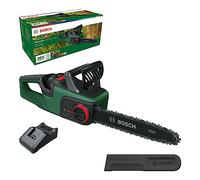 Bosch Tronçonneuse à chaîne sans fil - AdvancedChain 36V-35-40 (pour tronçonner le bois dur ; système 36V ; vitesse de chaîne : 14 m/s ; 1 batterie 2,0 Ah et chargeur)