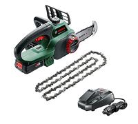 Bosch Tronçonneuse sans Fil - Universal Chain 18 (Livrée avec 1 Batterie 18v - 2,5ah, Huile 80 Ml, Système 18v, Longueur de Guide: 20cm) Vert & Bosch Home and Garden F016800489 Chaîne