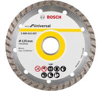 BOSCH Universal Turbo Disque a tronçonner diamanté Eco 125 mm, 2608615037