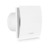Bosch Ventilateur de salle de bain 1500 DH, 100 mm de diamètre | Pour la ventilation de la salle de bain et des WC, Contre l'humidité et les moisissures, Avec hygrostat et minuterie