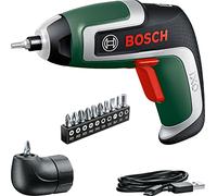 Bosch Visseuse compacte sans fil IXO Kit (7e génération ; 3,6 V ; 2,0 Ah ; 5,5 Nm ; adaptateur de renvoi d'angle incluse ; câble micro-USB ; visse jusqu'à 190 vis; livré dans un carton)