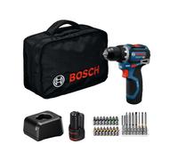 Bosch - Visseuse sans fil 12V GSR 12V-32 avec accessoires, 2x batterie 2.0 Ah Li-Ion, chargeur 06019N7006