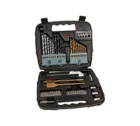 Bosch Coffret de forets et embouts de vissage X‑Line Titane 50 pièces pour bois, métal, pierre