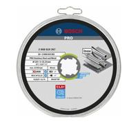 Bosch Disque à tronçonner X-LOCK Standard pour Inox 125×1 mm plat – Boîte de 10