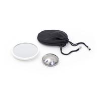bosign AirMirror™ Travel Miroir grossissant 20x magnétique amovible avec fixation à ventouse et sac de protection