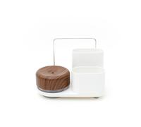 Bosign Distributeur de liquide vaisselle avec rangement Do-Dish Caddy PLUS Bois sombre