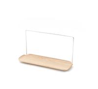 Bosign Égouttoir avec support pour chiffon LEAF Saule-acier inoxydable