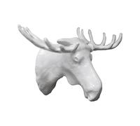 Bosign Patère tête de cerf blanc