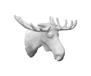 Bosign Patère tête de cerf blanc