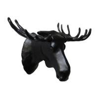 Bosign Patère tête de cerf noir