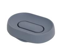 Bosign Porte-savon silicone avec égouttoir dissimulé large Graphite