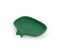 Bosign Porte-savon silicone avec égouttoir small 8.5x10.8 Vert foncé