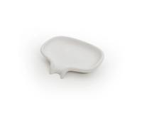 Bosign Porte-savon Soap Saver Flow avec bec d’écoulement en béton Blanc
