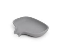 Bosign Support pour savon avec égouttoir silicone Gris