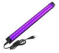 BOSITE 10W Lumière Noire Portable,Barre de Lumières UV,Lumière DJ,Tube LED Lampe noire pour Halloween Noël Soirée Date D'anniversaire Poster Fluorescente Blacklight Party Effet Maquillage