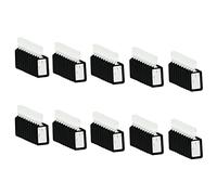 Bosiyrggrl 100Pcs Etiquettes de Bagages Valise Etiquette Sac Accessoires de Voyage Noir