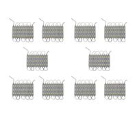 Bosiyrggrl 10X 1X10Pcs 5050 SMD 3 Module LED LED Strip String Light ÉTanche DC 12V Blanc Chaud