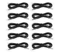 Bosiyrggrl 10X 2M Thermistance Capteur de Temperature Etanche de la Sonde 10K 1% 3950 Noir