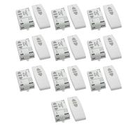 Bosiyrggrl 10X -T02 AC 220 V Moteur Interrupteur de Télécommande Sans Interrupteur Commande à Distance Haut Vers Le Bas Arrêt Contrôleur Moteur Tubulaire Inverse TX RX Verrouillé