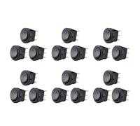 Bosiyrggrl 18Pc 12V 20A Interrupteur à Bascule LED à LumièRe Bleue SPST ContrôLe pour Bateaux Voitures Tout-Terrain VR et Tout ce Qui Utilise Une Alimentation de 12 Volts