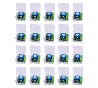 Bosiyrggrl 20X DC 12V 1CH Relais RéCepteur 433MHz Universel Sans TéLéCommande Commutateur 433 MHz ÉMetteur Bouton Module Kit de Bricolage